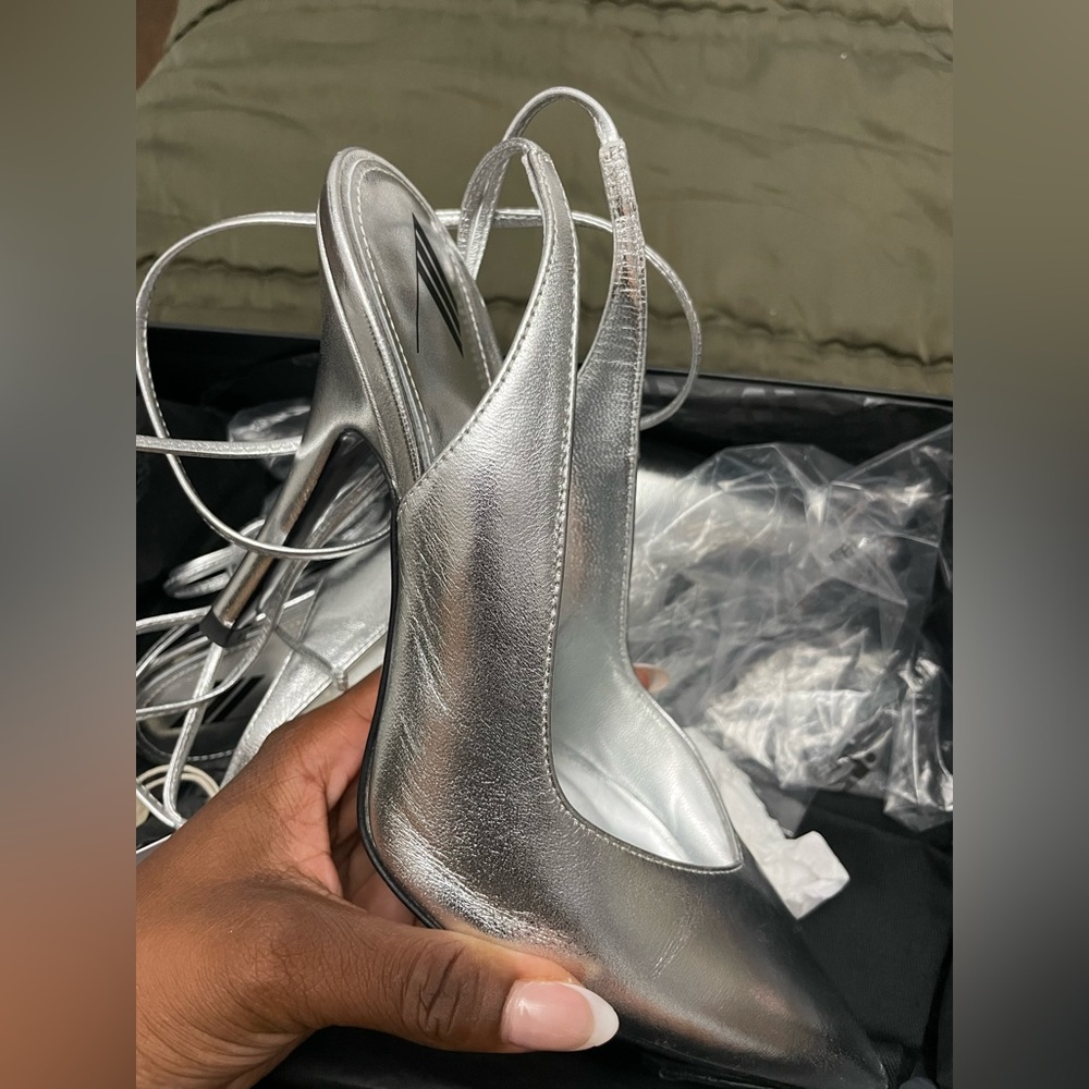 Attico Silver Slingback Venus 105mm